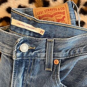 Levi’s Low Pro Straight Leg Jean- Original Denim color